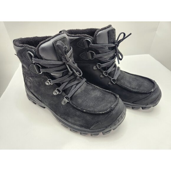 Timberland Men's Chillberg Waterproof Hiking Black Nubuck Boots Size 7 Mens - Picture 1 of 13